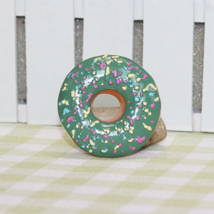Resin food donuts message stickers