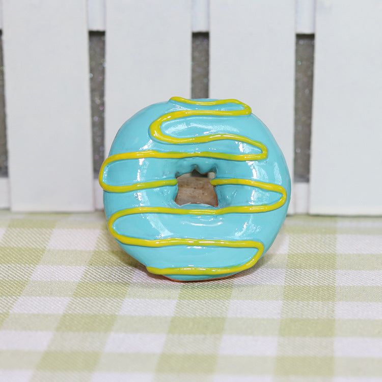 Resin food donuts message stickers