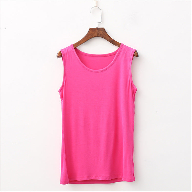 Oversized Modal Sleeveless T-shirt