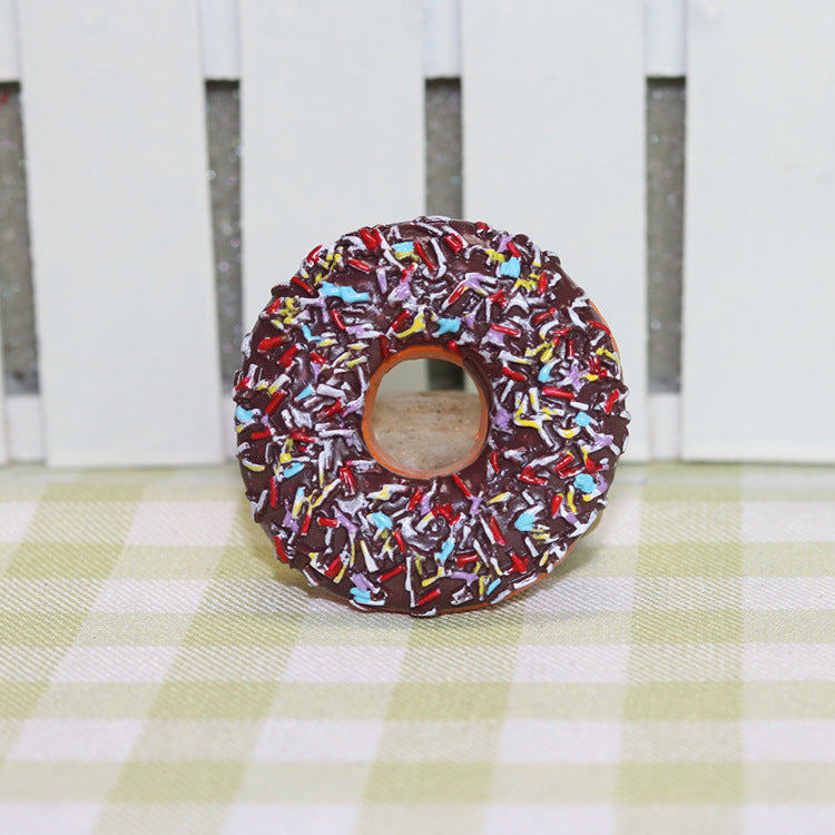 Resin food donuts message stickers