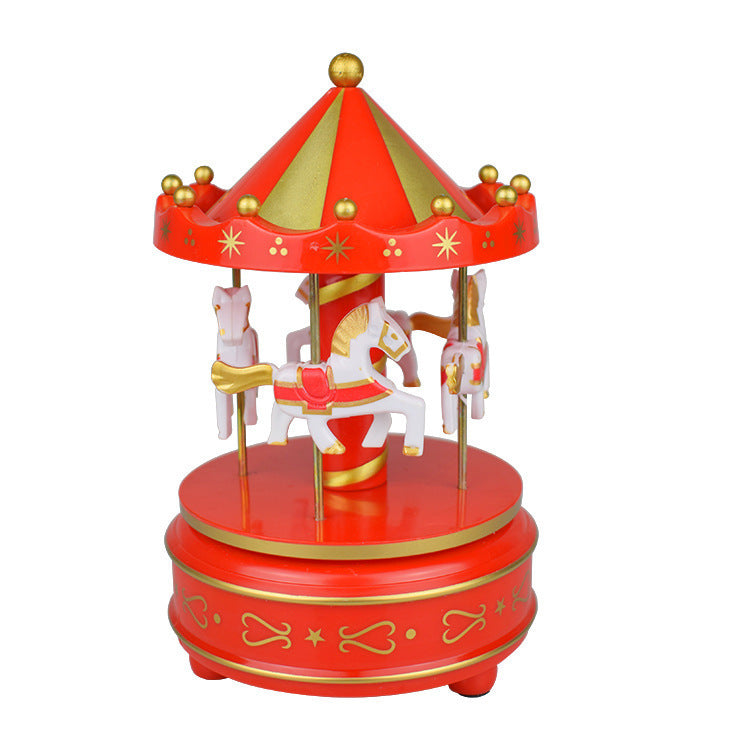 Light Projection Carousel Music Box