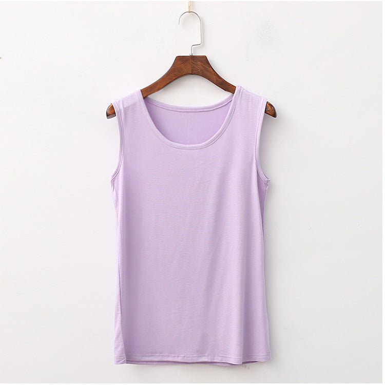 Oversized Modal Sleeveless T-shirt