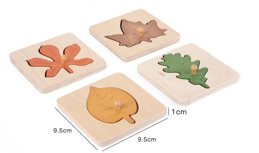 Leaf Panel Puzzle Montessori Early Education