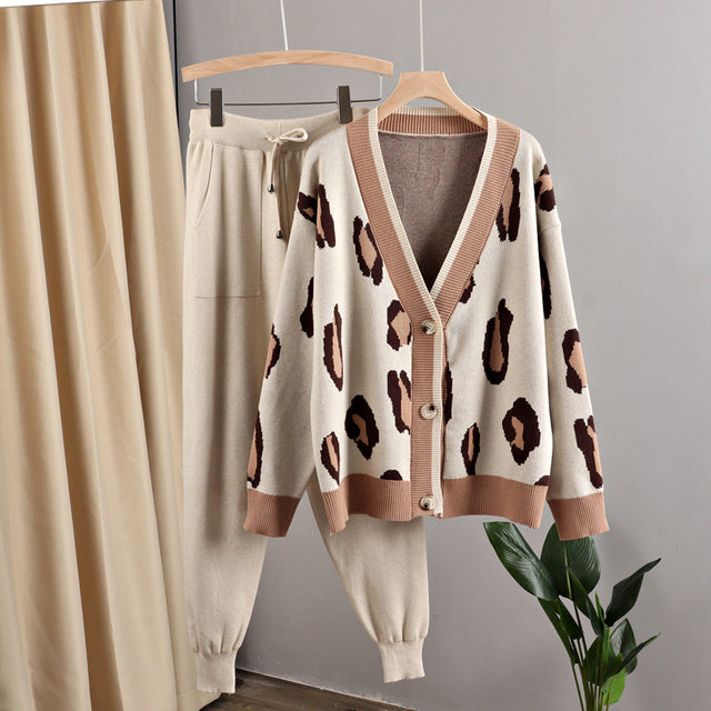 Autumn Oversized Women's Cardigan Sweater Sportswear