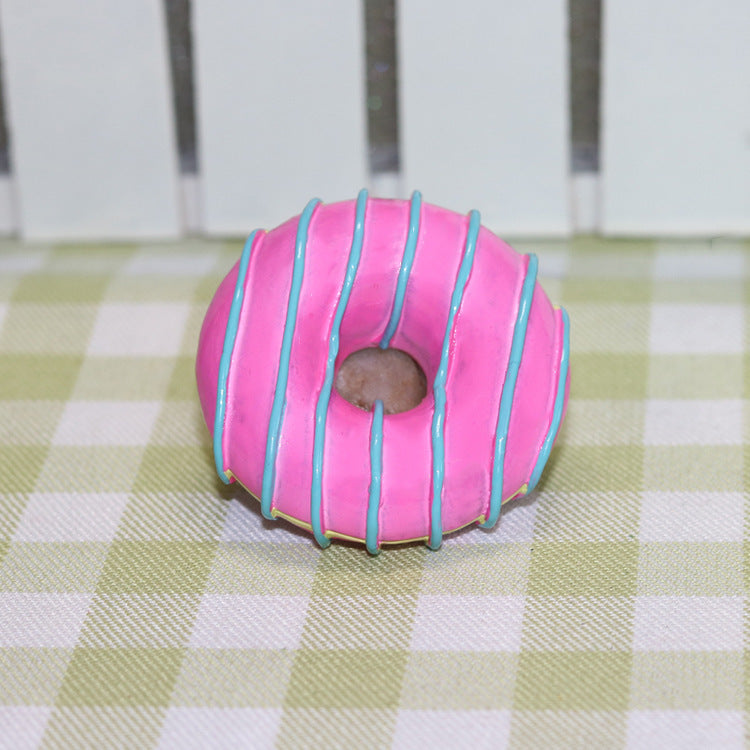 Resin food donuts message stickers