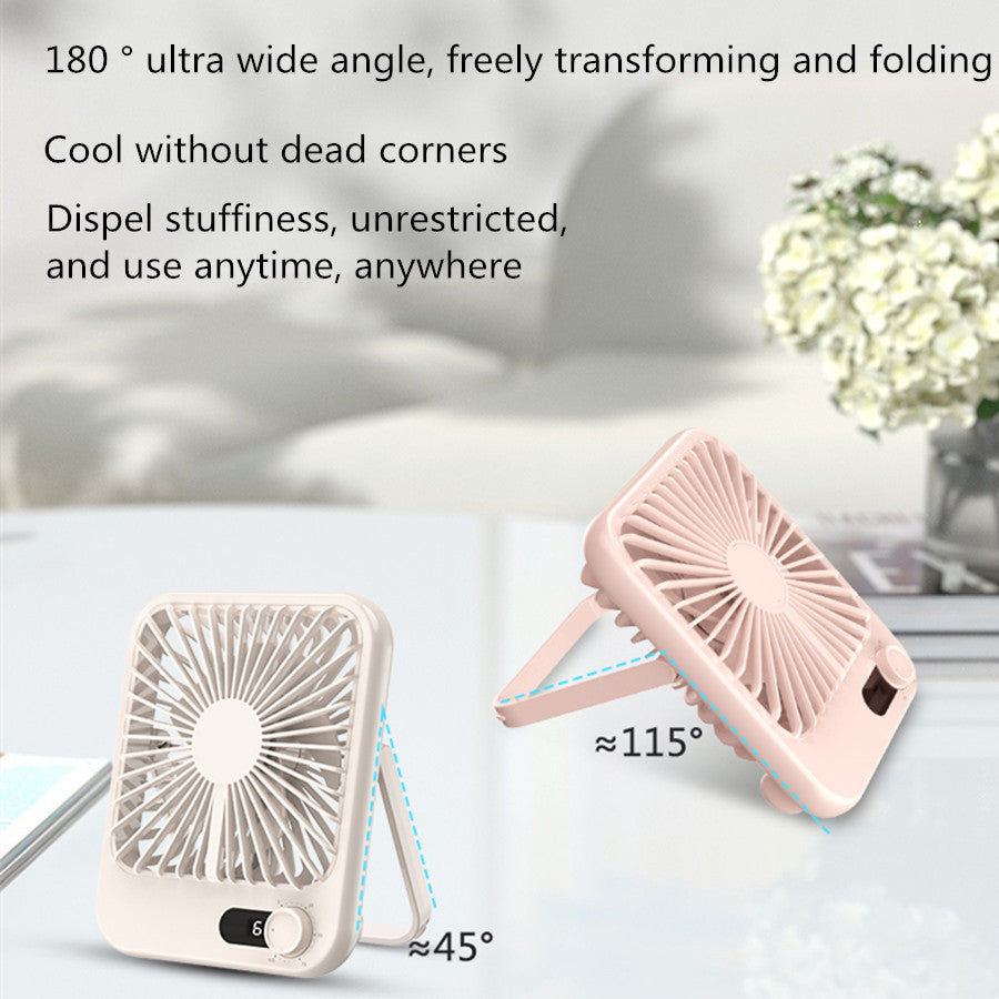 Portable Mini Hand Clip Fan USB Charging Quiet Desktop Electric Fan High Quality Student Dormitory Small Cooling Ventilador Fans