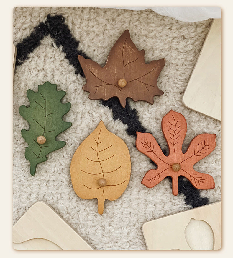 Leaf Panel Puzzle Montessori Early Education