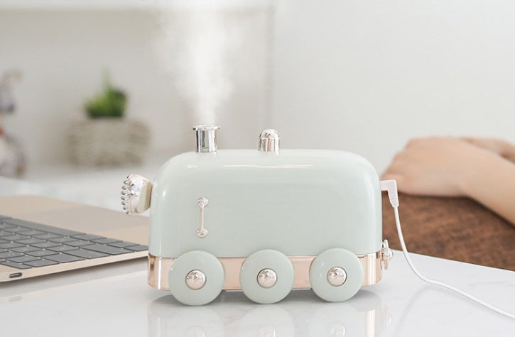 Ultrasonic Humidifier Retro Mini Train USB Aroma Air Diffuser