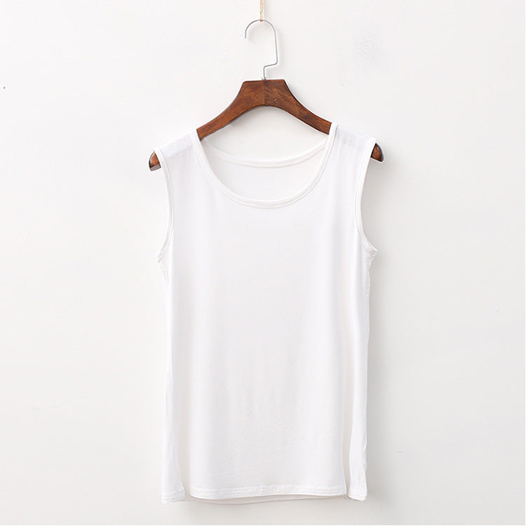 Oversized Modal Sleeveless T-shirt