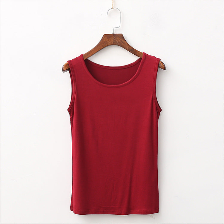 Oversized Modal Sleeveless T-shirt