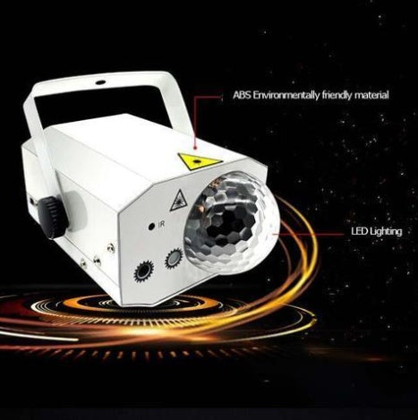 LED laser magic fans, your laser projection lamp, stage lighting equipment, bar, private room, KTV lamp, two-in-one effect