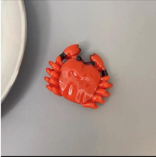 Creative Food Barrettes Seafood Funny