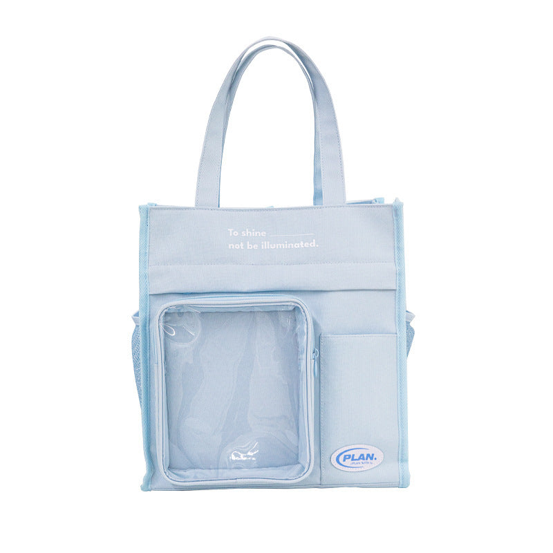 Simple Oxford Cloth Crossbody File Bag
