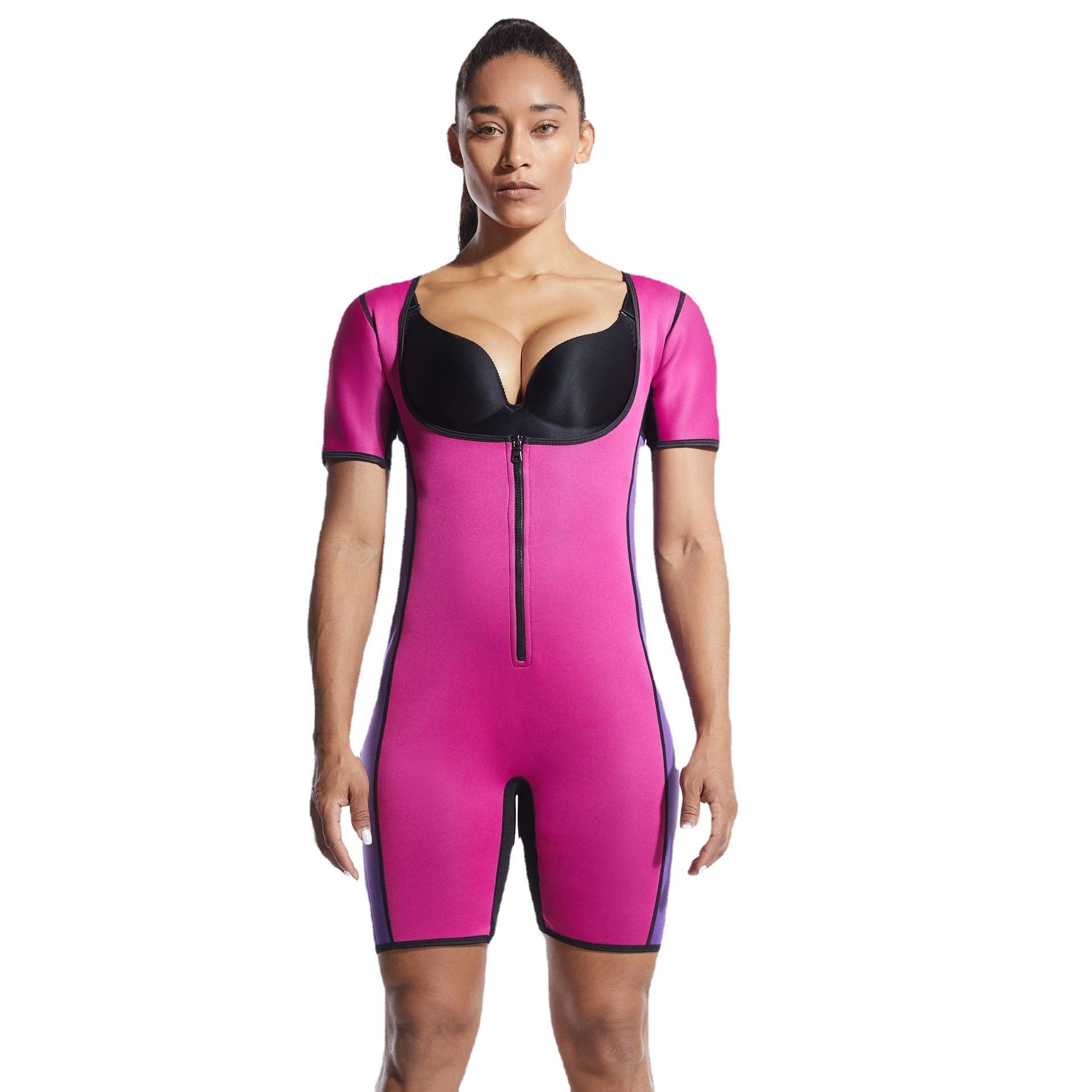 European And American Oversized Neoprene Jumpsuit
