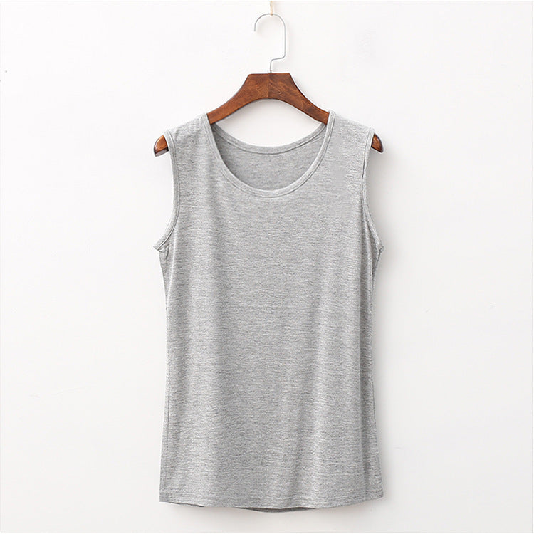 Oversized Modal Sleeveless T-shirt