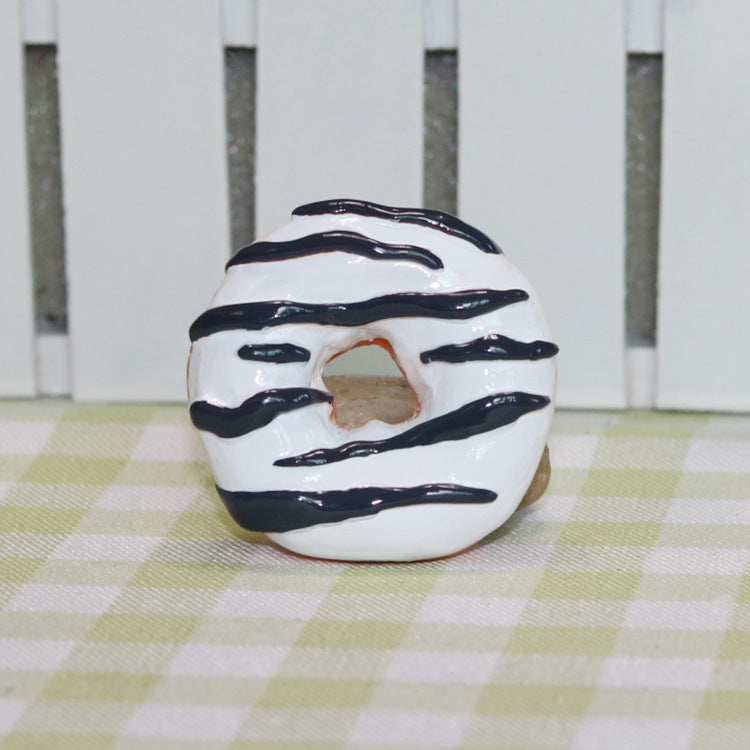 Resin food donuts message stickers