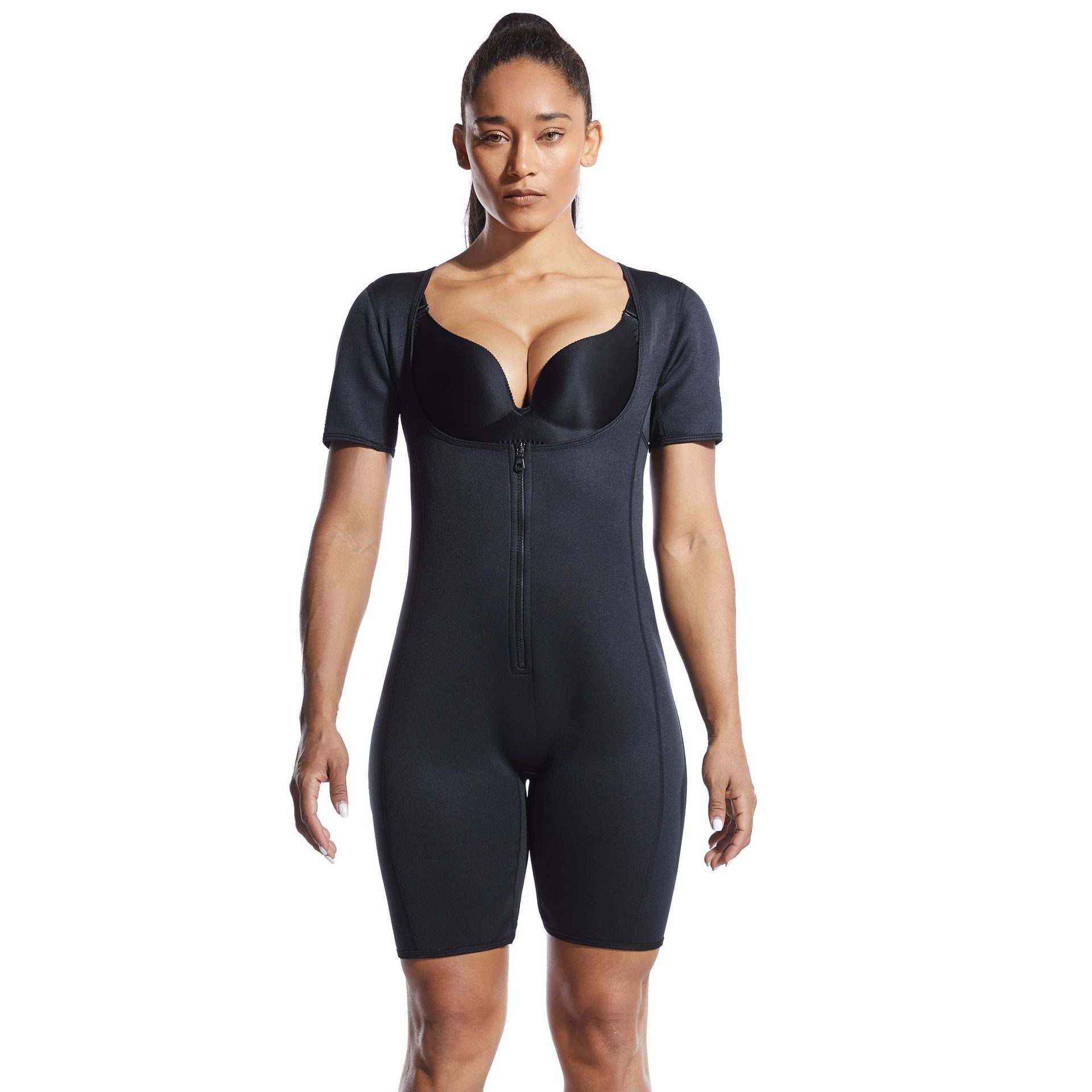 European And American Oversized Neoprene Jumpsuit