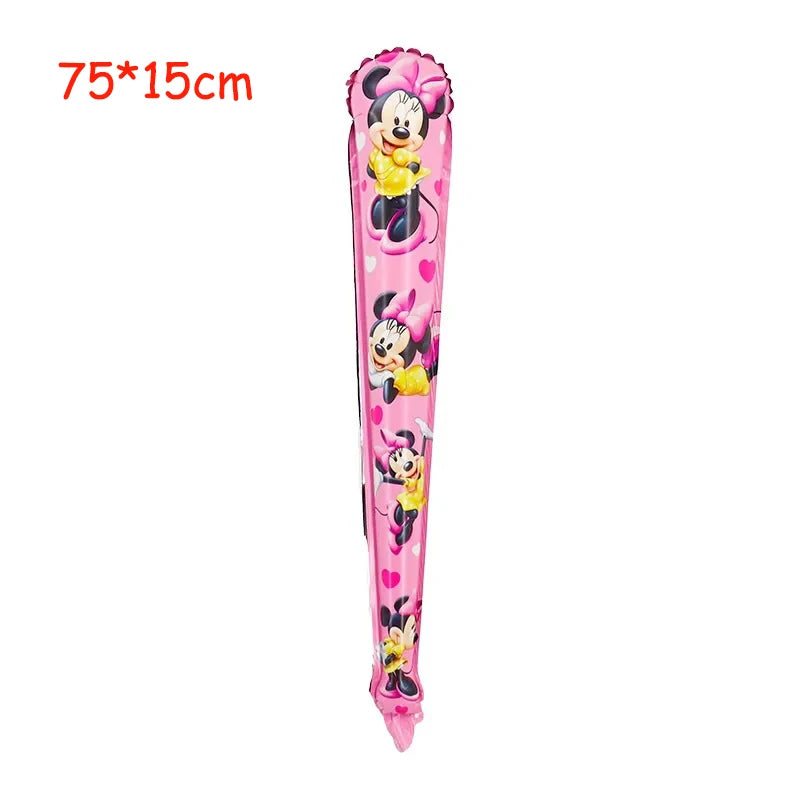 5pcs/lot Disney Frozen Snow White Ariel Rapunzel Princess Balloons Hand Holding Sticks Globos Party Decora Baby Shower Supplies