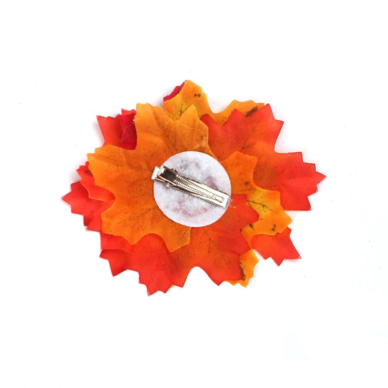 Fall Autumn Girls Tutu Dress Kids Maple Leaves Dress Up Halloween Costume Fancy Birthday Party Carnival Thanksgiving Clothes