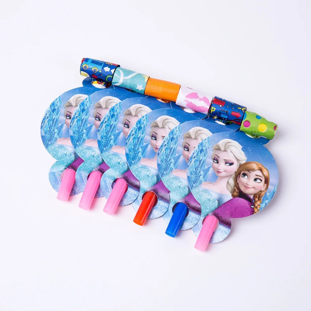 Disney Frozen Party Elsa Princess Set Decoration Party Supplies Cup Straws For Birthday Party Decorations Kids Baby Shower Gift