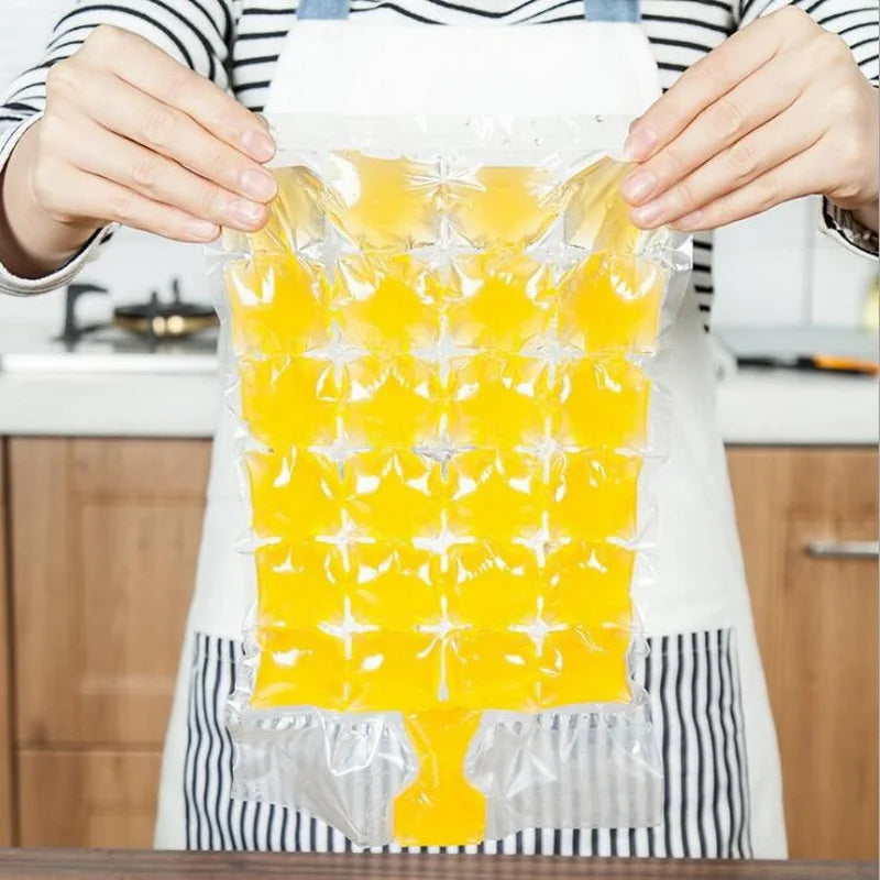 DIY Drinking Tool Ice-making Bags 30pcs/pack Ice Cube Tray Mold Disposable Portable Ice Mould Self-sealing Kitchen Gadgets