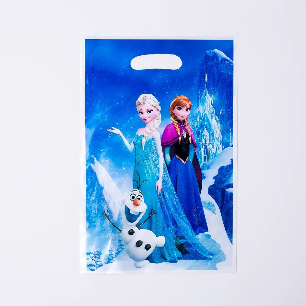 Disney Frozen Party Elsa Princess Set Decoration Party Supplies Cup Straws For Birthday Party Decorations Kids Baby Shower Gift