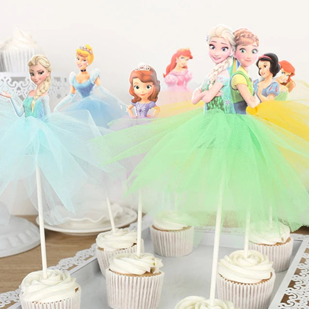 1Pcs/lot Disney Frozen Elsa Princess 13cm cake Topper Girl's favor Birthday party Cake Accessories Cake Topper Decor Suppliy