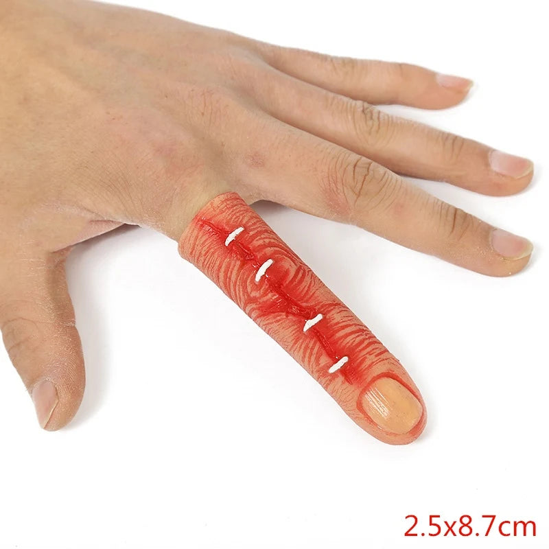 Halloween Horror Props Bloody Fake Arm Hand Creepy Finger Foot Scary Leg Brain Halloween Party Decoration Supplies