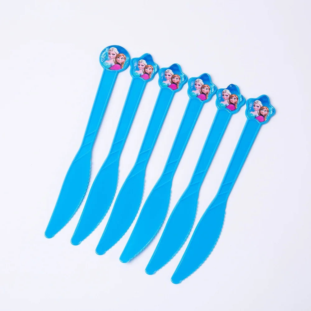 Disney Frozen Party Elsa Princess Set Decoration Party Supplies Cup Straws For Birthday Party Decorations Kids Baby Shower Gift