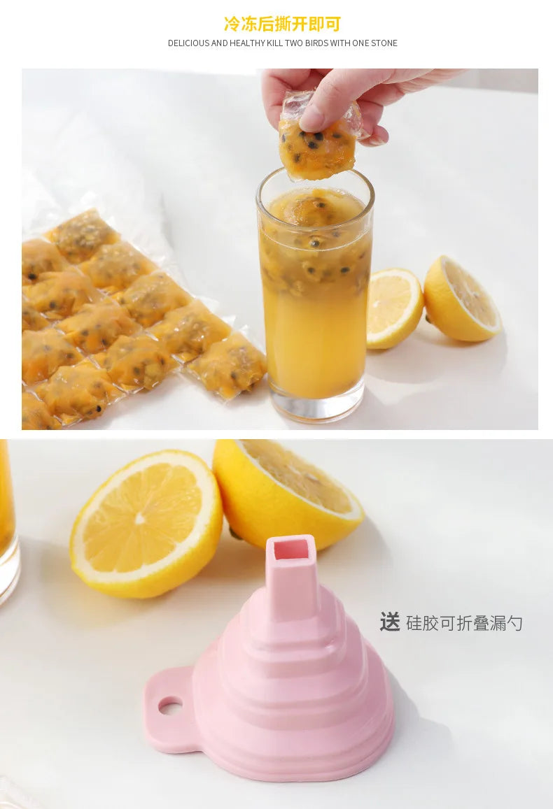 DIY Drinking Tool Ice-making Bags 30pcs/pack Ice Cube Tray Mold Disposable Portable Ice Mould Self-sealing Kitchen Gadgets