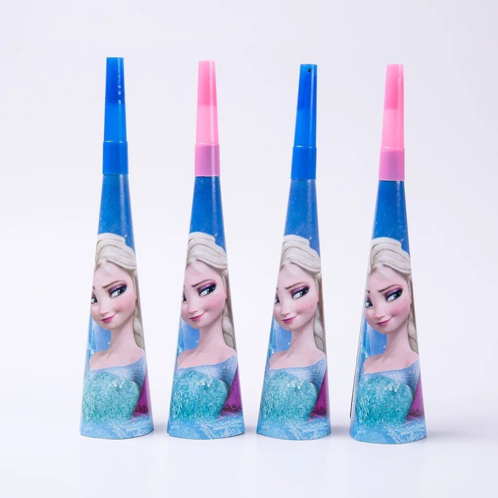 Disney Frozen Party Elsa Princess Set Decoration Party Supplies Cup Straws For Birthday Party Decorations Kids Baby Shower Gift