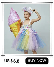 Fall Autumn Girls Tutu Dress Kids Maple Leaves Dress Up Halloween Costume Fancy Birthday Party Carnival Thanksgiving Clothes