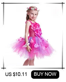 Fall Autumn Girls Tutu Dress Kids Maple Leaves Dress Up Halloween Costume Fancy Birthday Party Carnival Thanksgiving Clothes