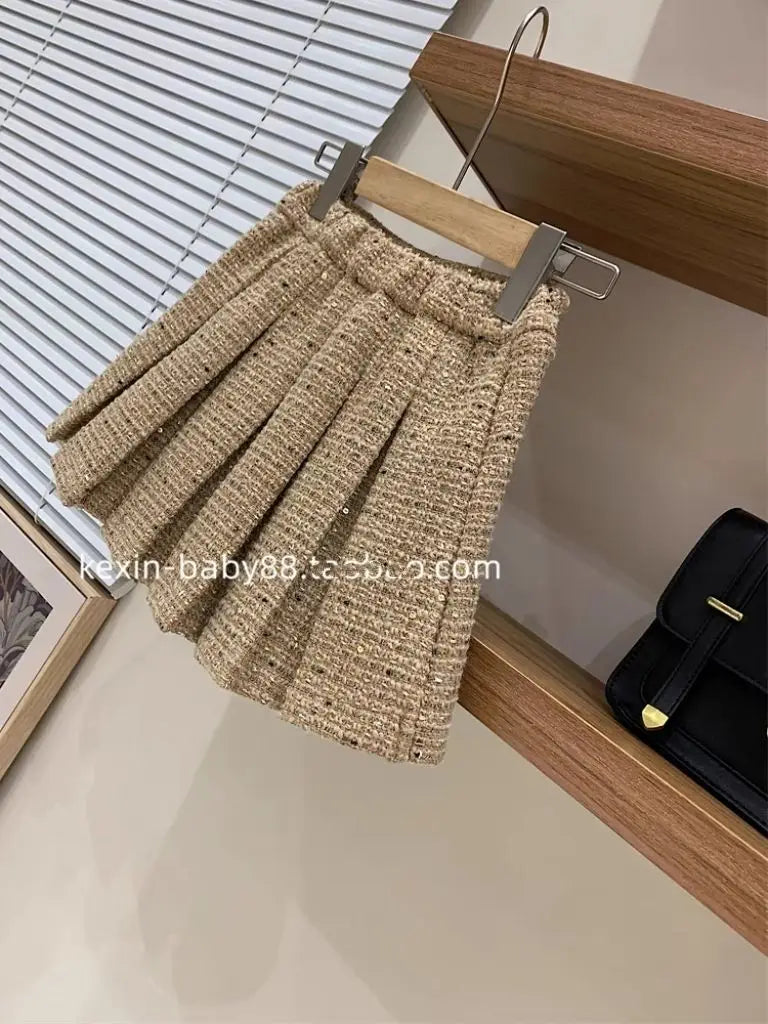 baby Girls Outfits blazer+Pleated skirt 2pcs kids girls clothes set Designer Style 2-16 years coat+skirt teen girl clothing suit