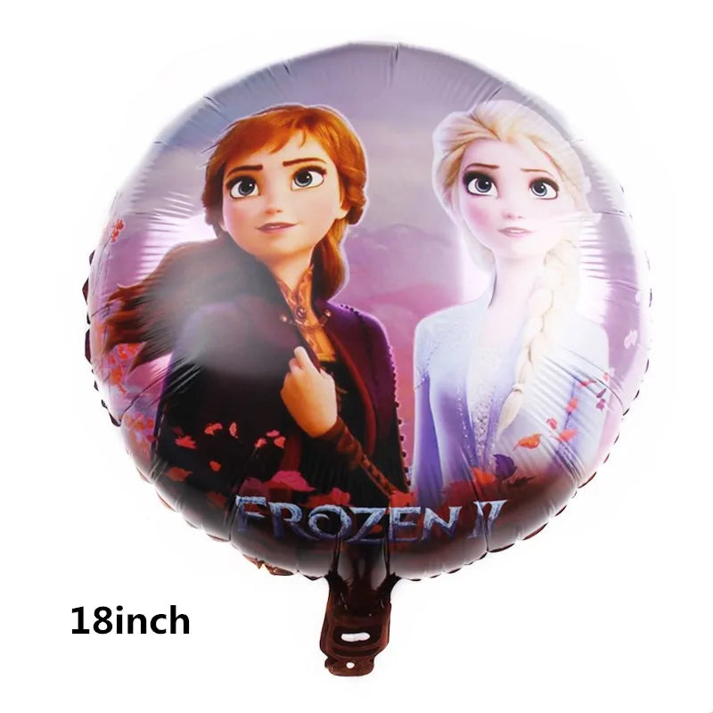 Disney Frozen Elsa Anna Aluminum Balloons Decoration Baby Shower Kids Girl Birthday Party Olaf Princess Foil Balloon Home Decor