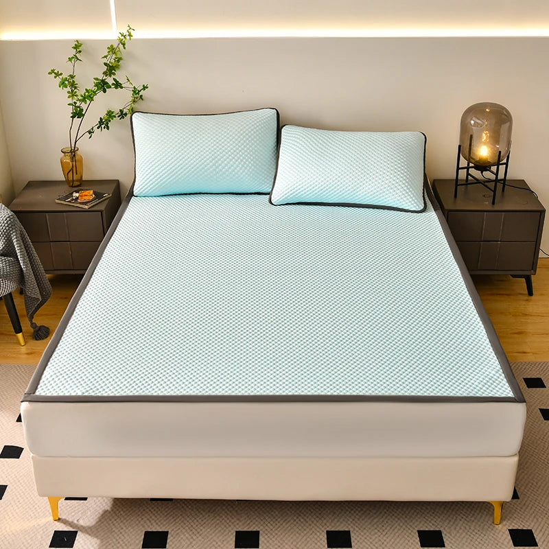 Cooling Mattress Smooth Air Condition Home Comforter Lightweight Cushion Cool Feeling Fibre Skin Friendly Breathable Mat Pad 1PC