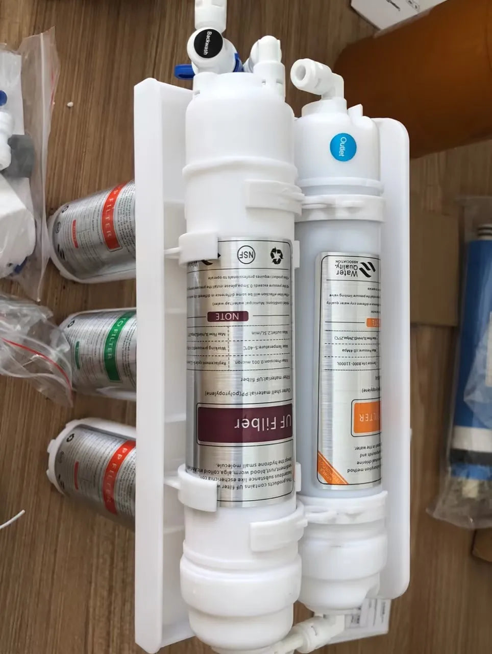 Water Filter Purifier Household Direct Drinking Kitchen Tap Water Filter System 3+2 Ultrafiltration Water Purification Kit