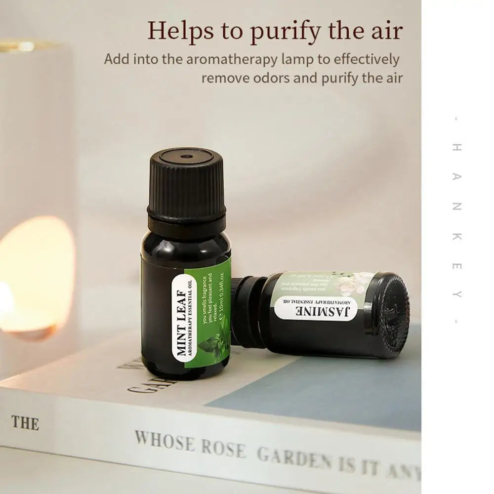 Aromatherapy Oil Natural Aromatherapy Oils For Diffuser Humidifier 10ml Car Air Freshener Clothes Hair Fragrance Oils For