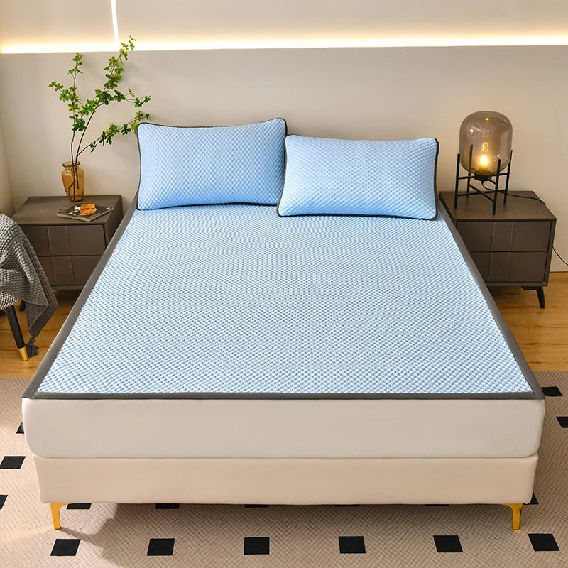 Cooling Mattress Smooth Air Condition Home Comforter Lightweight Cushion Cool Feeling Fibre Skin Friendly Breathable Mat Pad 1PC