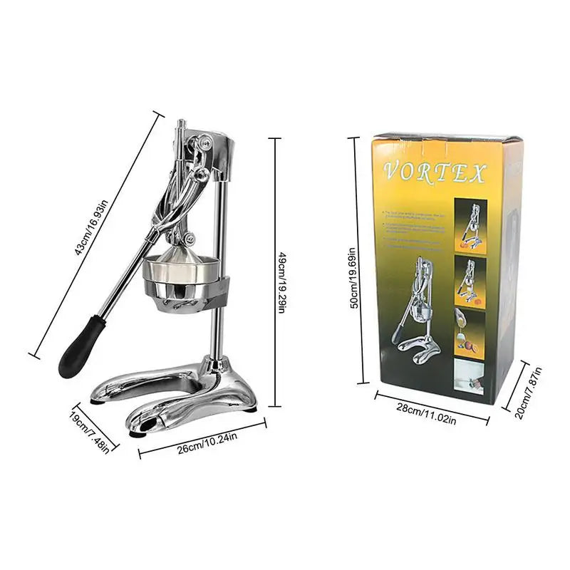 Manual Lemon Squeezer Stainless Steel Orange Juicer Machine Hand Citrus Press Tools Professional Kitchen Fruit Pressing Machine