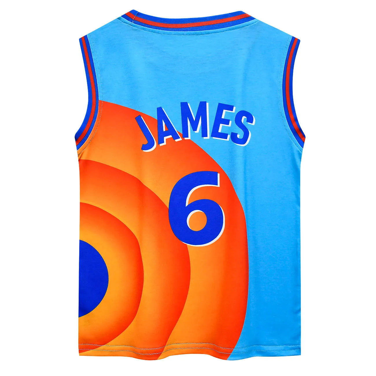 Boys & Girls Space Jam 2 Tune Squad Basketball Jersey Set - Kids Sports Cosplay Vest & Shorts Tracksuit Uniform
