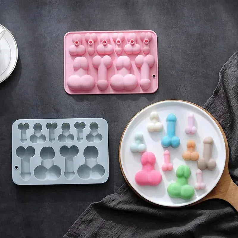 Funny Ice Mold Single Party Sexual Styling Ice Block Mold Bar Carnival Flirting Silicone Cream Mold Ice Maker