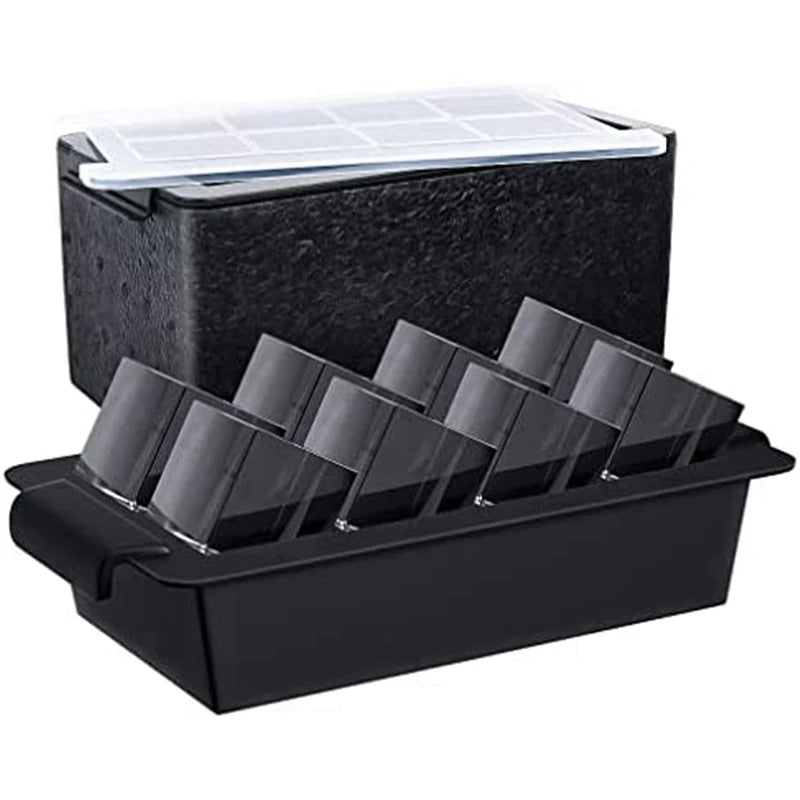 Clear Ice Maker Clear Ice Square Tray Make 8 Big Square Ice Square, For Cocktails