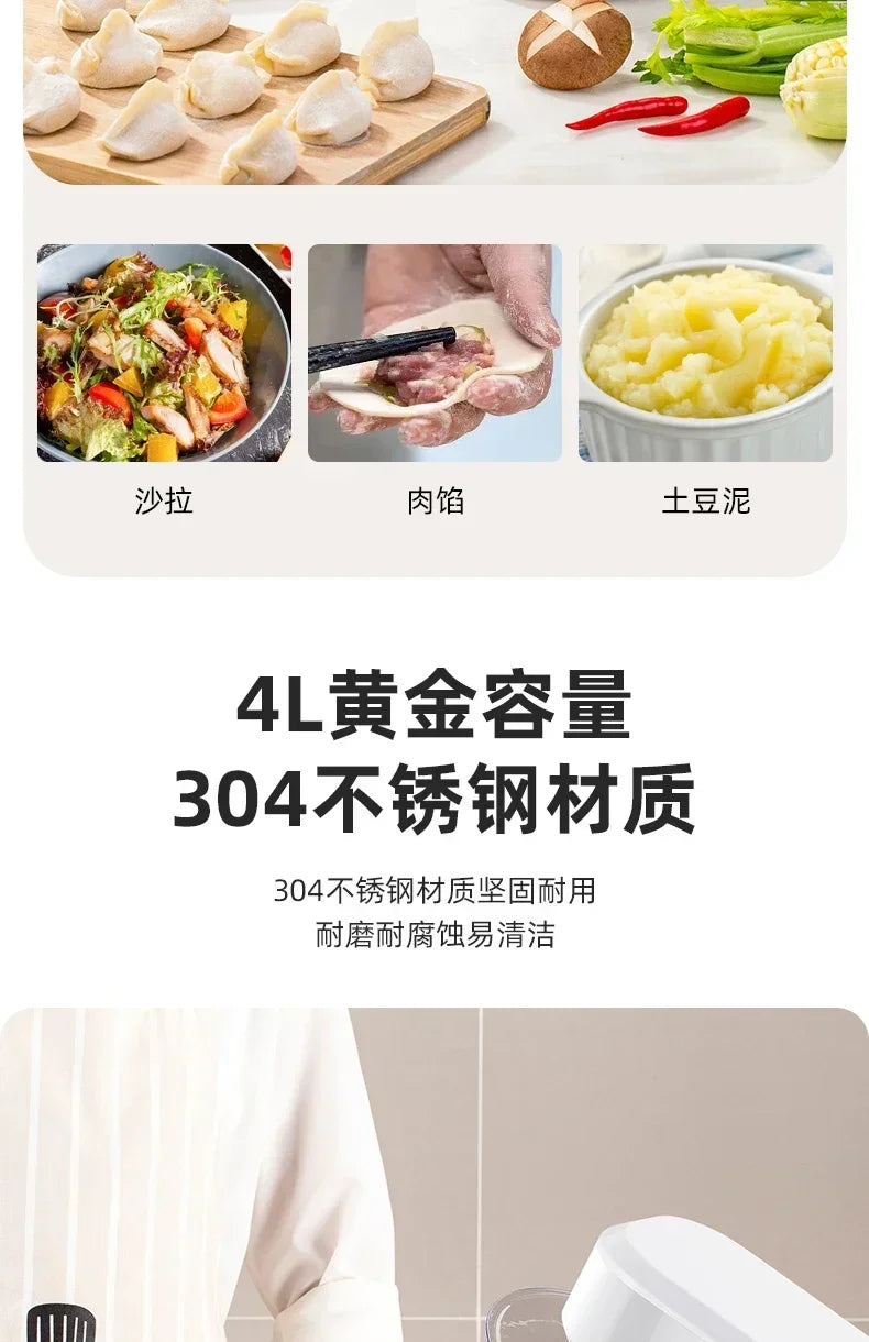 Desktop Egg Beater Electric Household Stand Mixer Flour-Mixing Machine Cream Whipper Fresh Milk Cover Stirring Commercial Use
