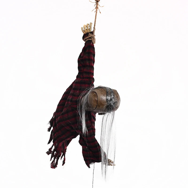 Electric Fanny toy Halloween Hanging Ghost Haunted House Grim Reaper Horror Props Home Door Bar Club Halloween Decorations