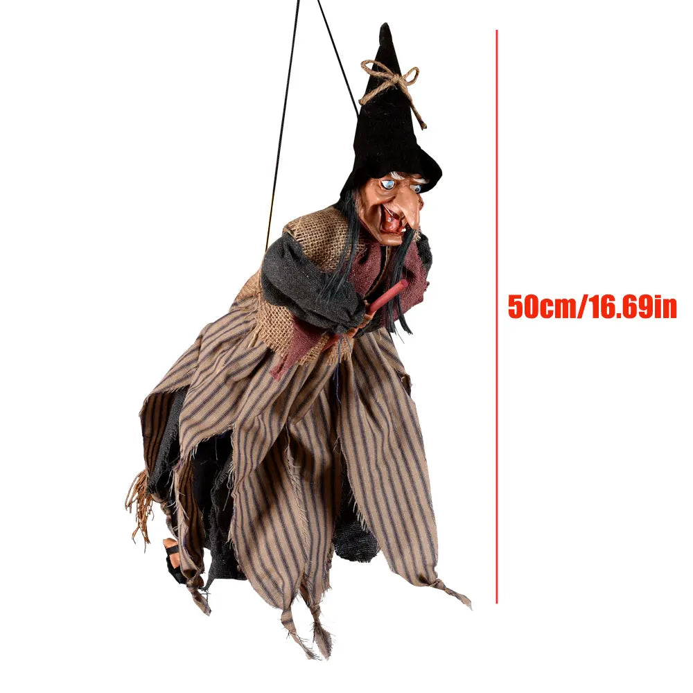 Electric Fanny toy Halloween Hanging Ghost Haunted House Grim Reaper Horror Props Home Door Bar Club Halloween Decorations