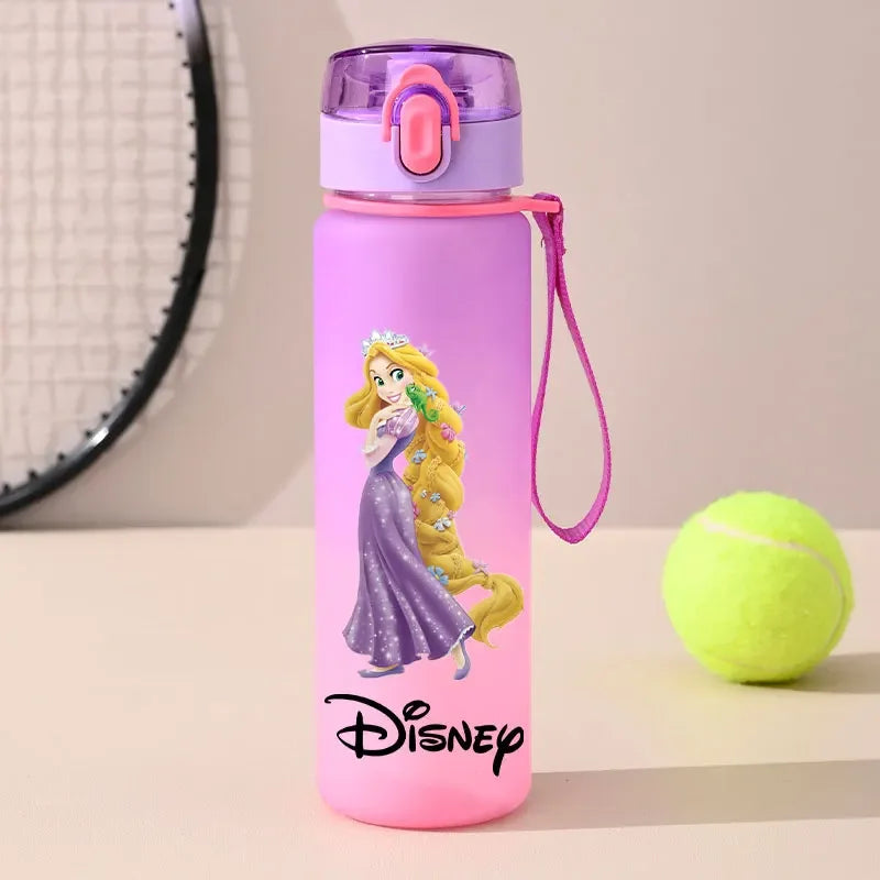 560ml Gradient Cup Little Mermaid Pink Series & 460ml Plastic Cup Bouncing Children's Cup Ariel Portable Bottle  Gifts