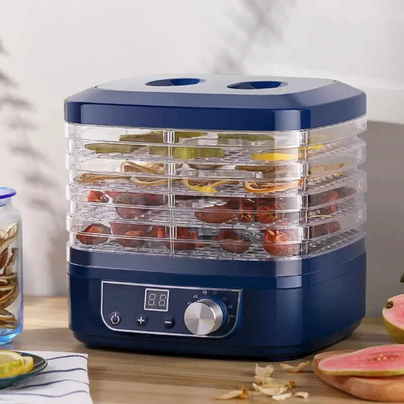 SUSWEETLIFE 5-layer Dried Fruits Food Dryers Fruits Vegetables Pets, Meat Food Drying Machines Small Household Dehydrators