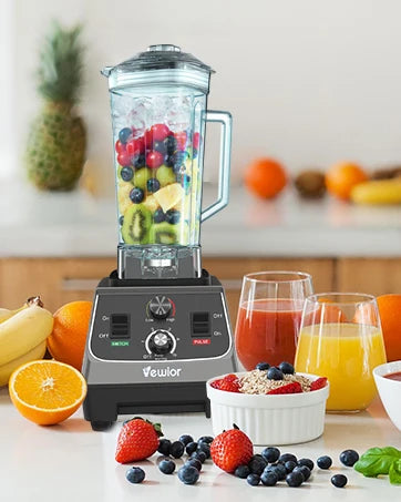 2200W Blenders for Kitchen, Professional Smoothie Blender with 68oz Tritan Container & 27oz To-Go Cup, Countertop Blender for Sm