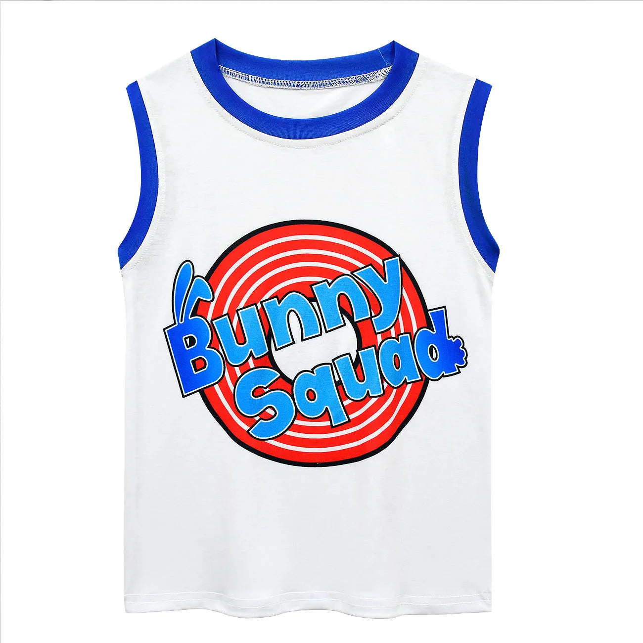 Boys & Girls Space Jam 2 Tune Squad Basketball Jersey Set - Kids Sports Cosplay Vest & Shorts Tracksuit Uniform